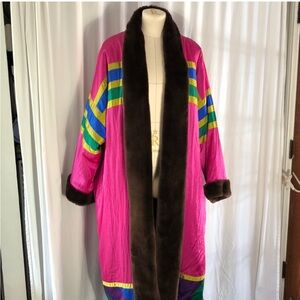 Vintage Ann Tjian for Kenar reversible coat